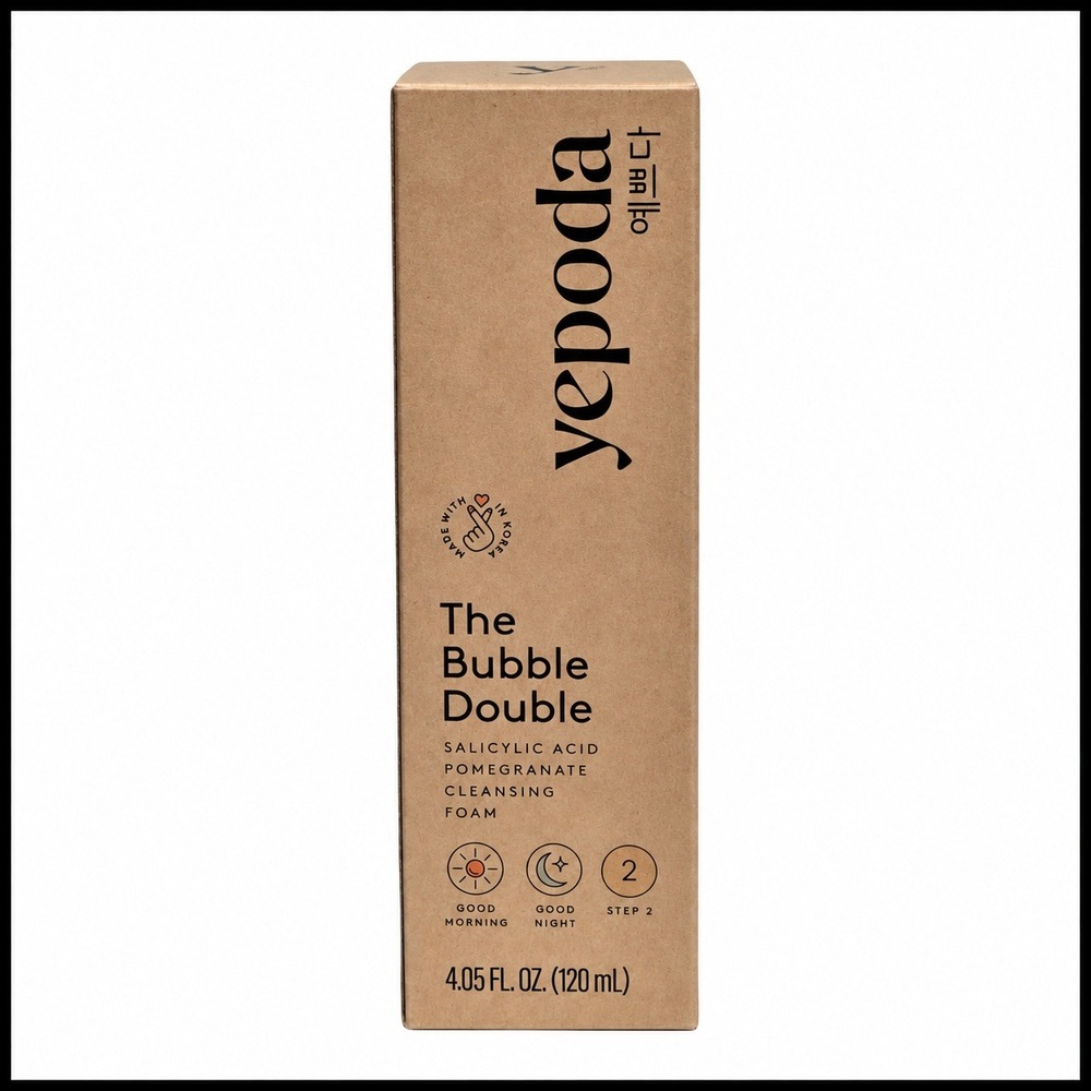 Yepoda The Bubble Double Salicylic Acid Pomegranate Cleansing Foam 120ml KBeauty